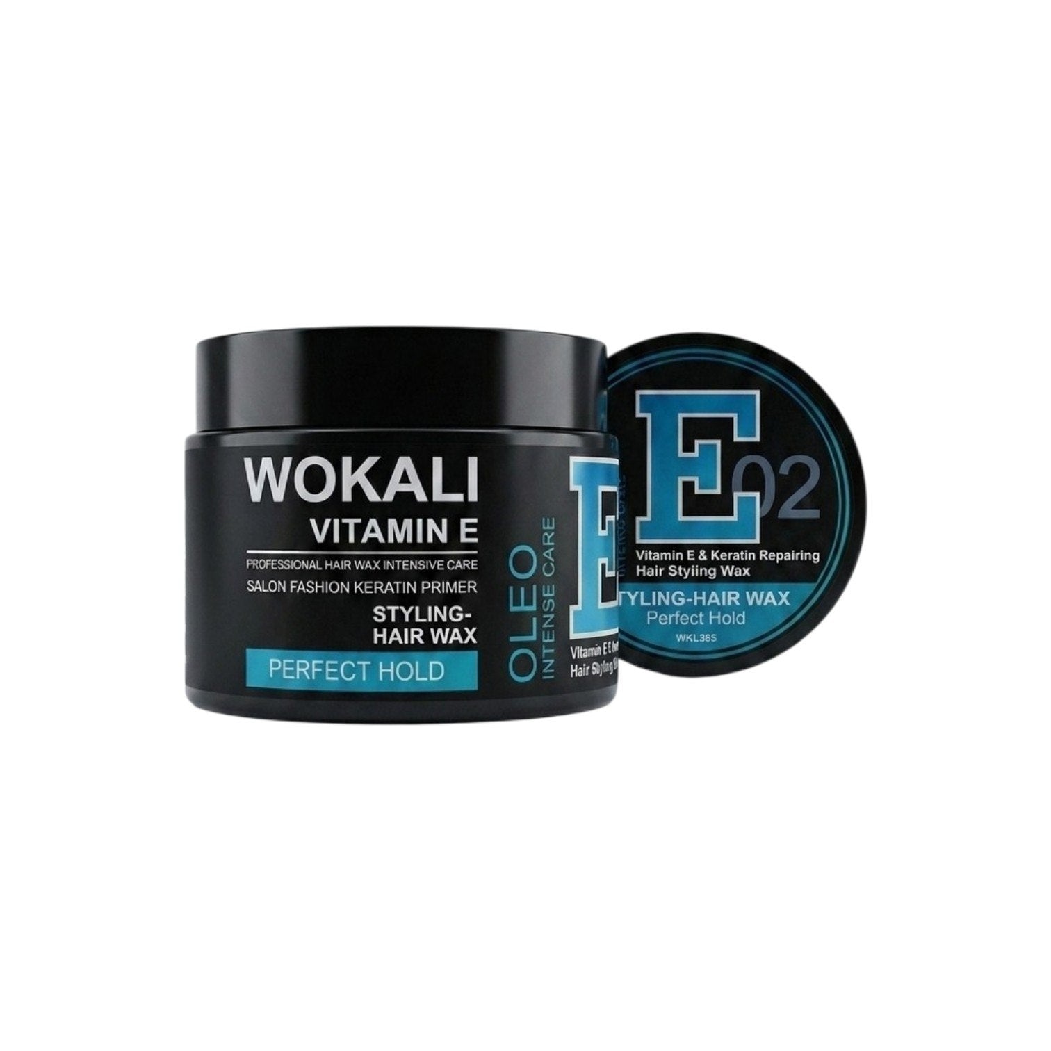 CERA PARA EL CABELLO CUIDADO INTENSIVO Y NUTRICIÓN CABELLO MÁS SEDOSO WOKALI VITAMIN CONT. 150GM