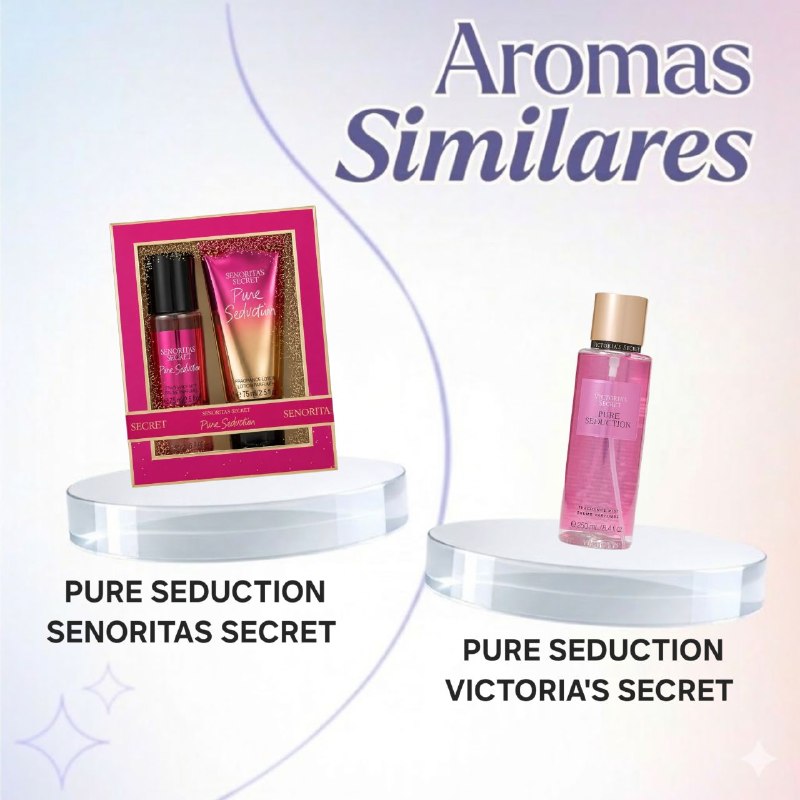 SET MINI SENORITAS SECRET PURE SEDUCTION SPLASH 75ML CREMA CORPORAL 75ML (M) (AROMA SIMILAR VICTORIAS SECRET PURE SEDUCTION)