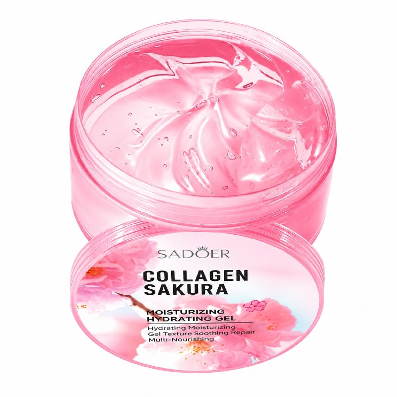 CREMA FACIAL HIDRATANTE Y REPARADORA Y CALMANTE DE EXTRACTO DE SAKURA SADOER 300G
