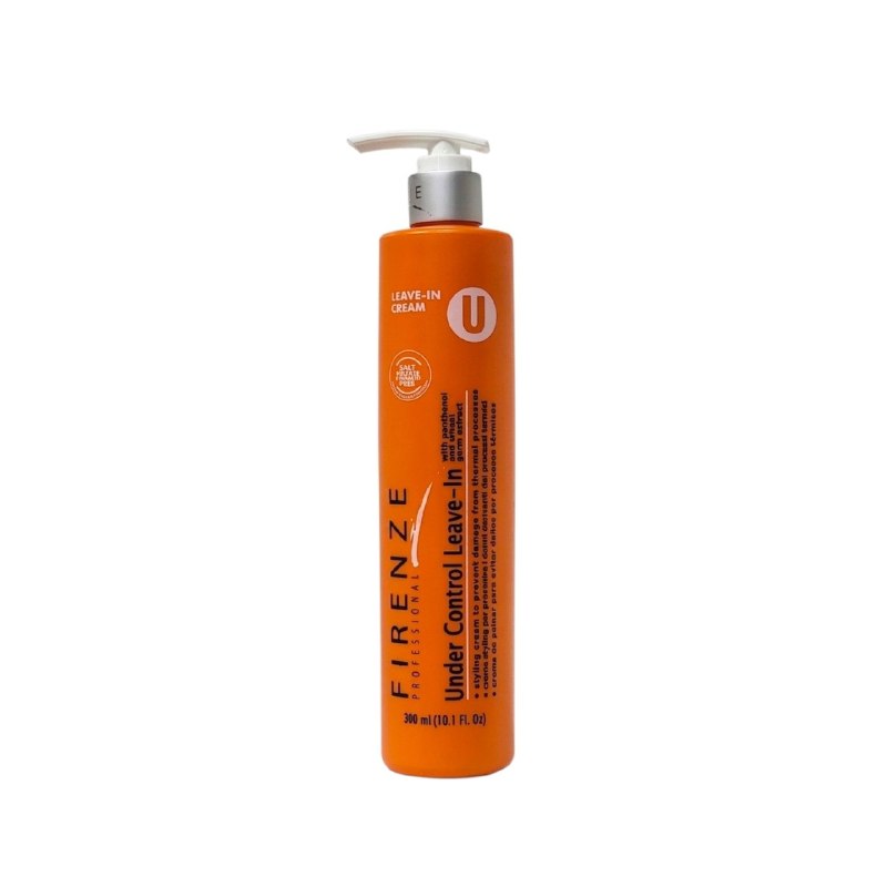 CREMA PARA PEINAR ACONDICIONADORA SIN ENJUAGUE CON PROTECCION TERMICA ANTI FRIZZ FIRENZE 300ML