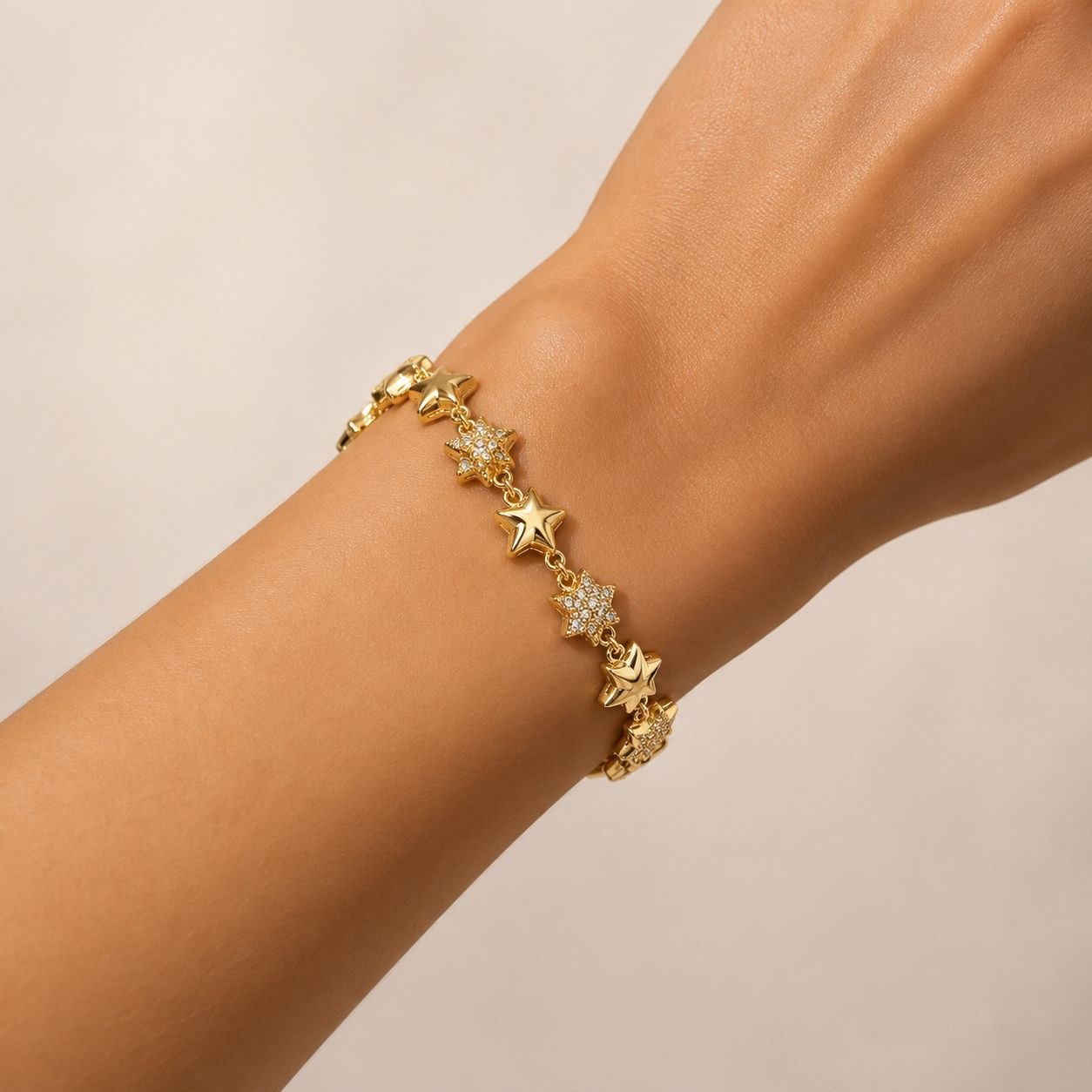 PULSERA DE ENCHAPE PARA DAMA