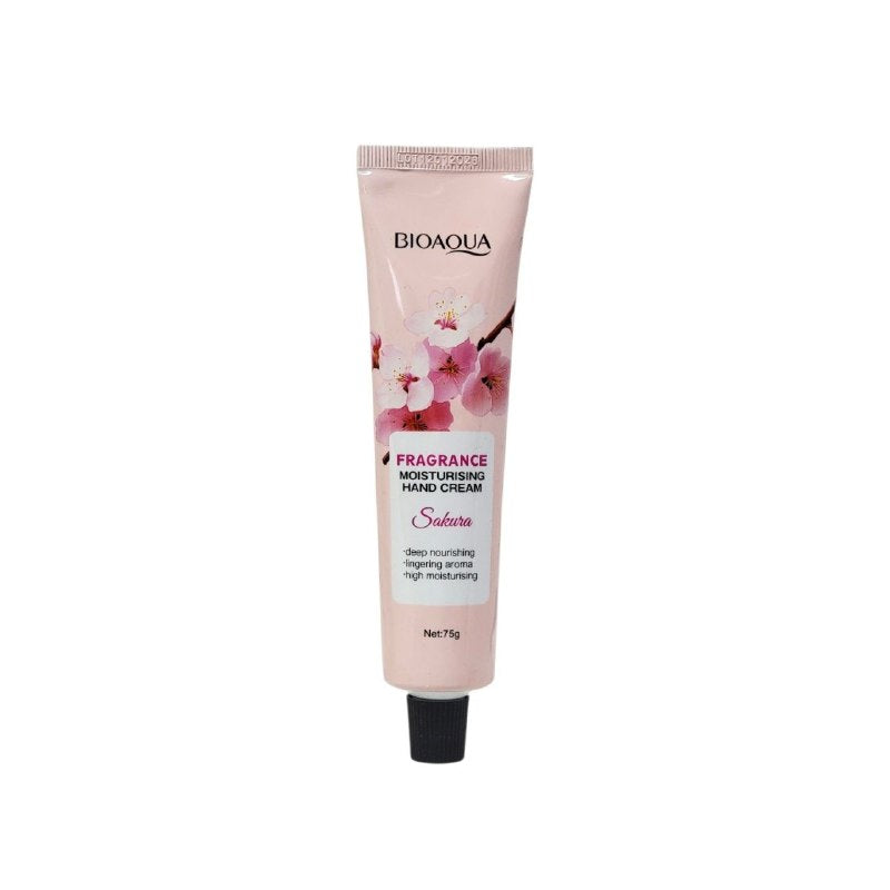 CREMA PARA MANOS DE FLOR DE CEREZO DE HIDRATACION PROFUNDA BIOAQUA 75G