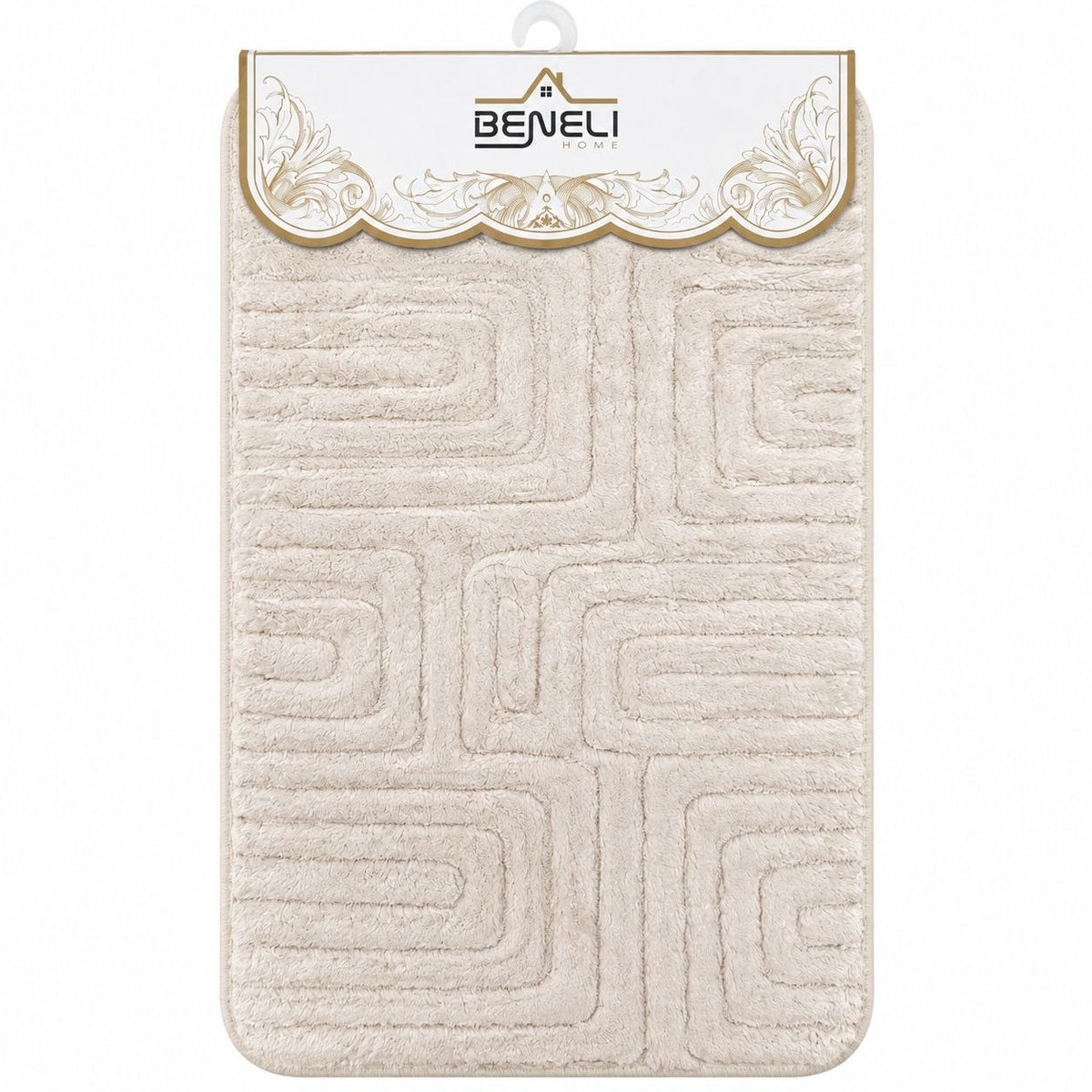 ALFOMBRA DE BAÑO ACOLCHADA Y SUAVE BENELI HOME 59X40CM