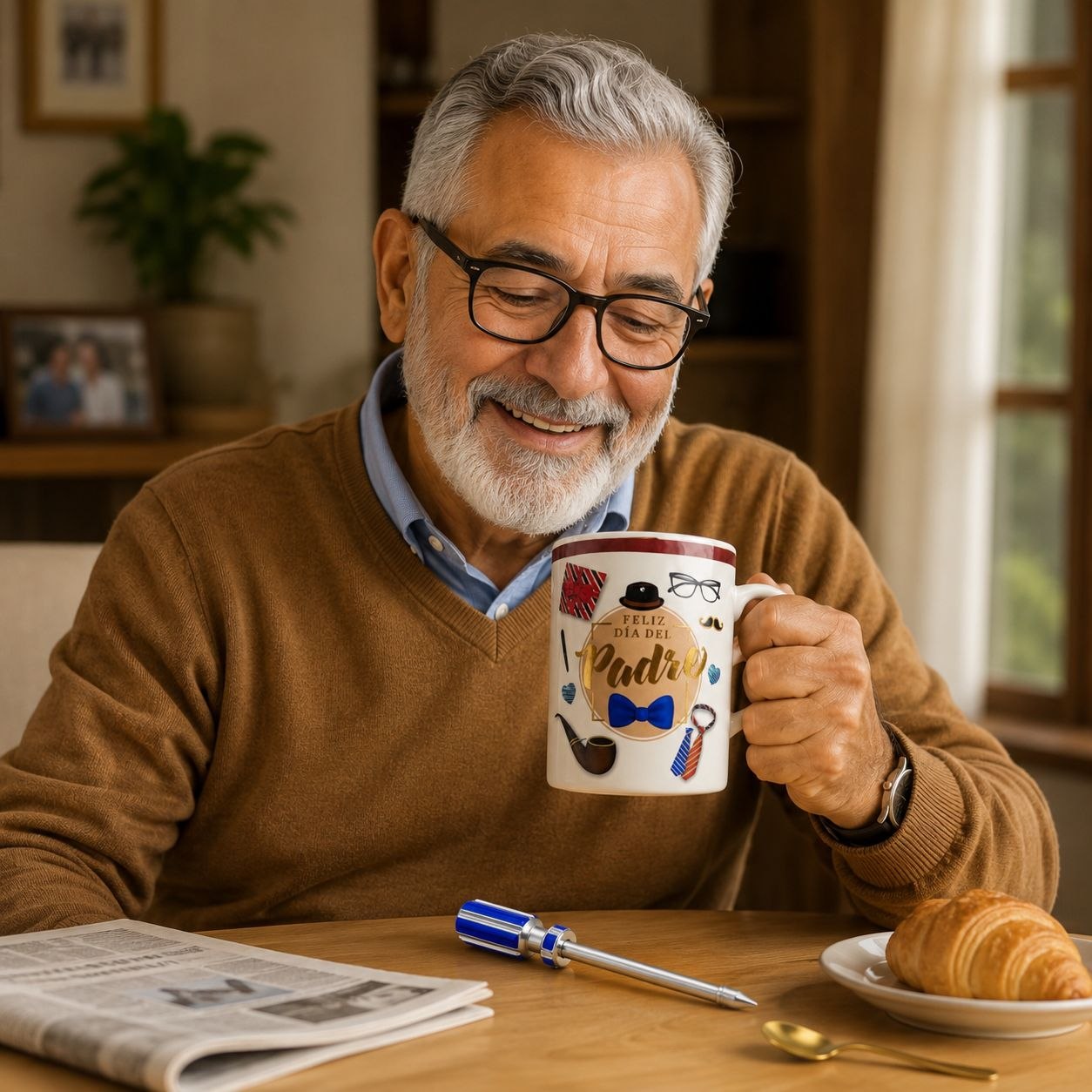 SET DE REGALO DÍA DEL ABUELO BENELI HOME 3PCS