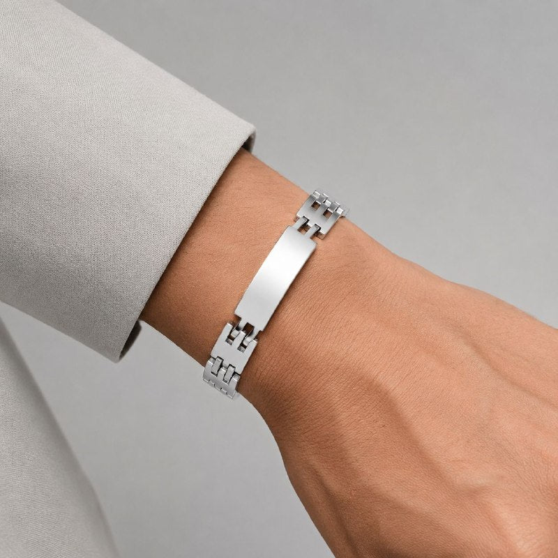 PULSERA DE ENCHAPE PARA CABALLERO 21CM