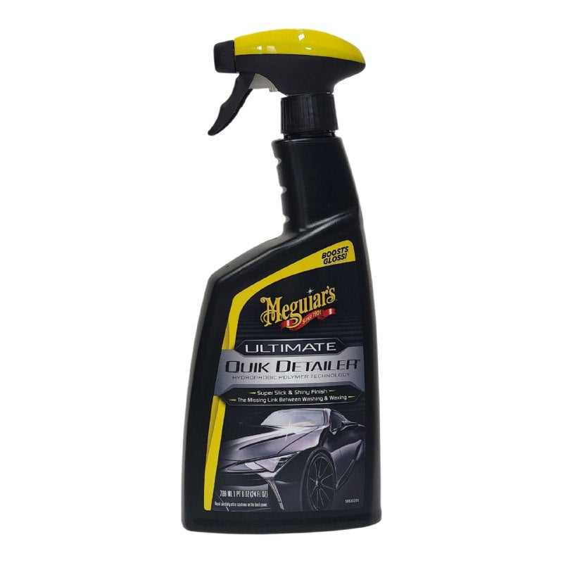 CERA LIQUIDA EN SPRAY PARA AUTO, DETALLA Y REFUERZA LA PROTECCION CON CERA, ELIMINA POLVO Y OTROS CONTAMINANTES MEGUIARS ULTIMATE QUICK DETAILER 709ML