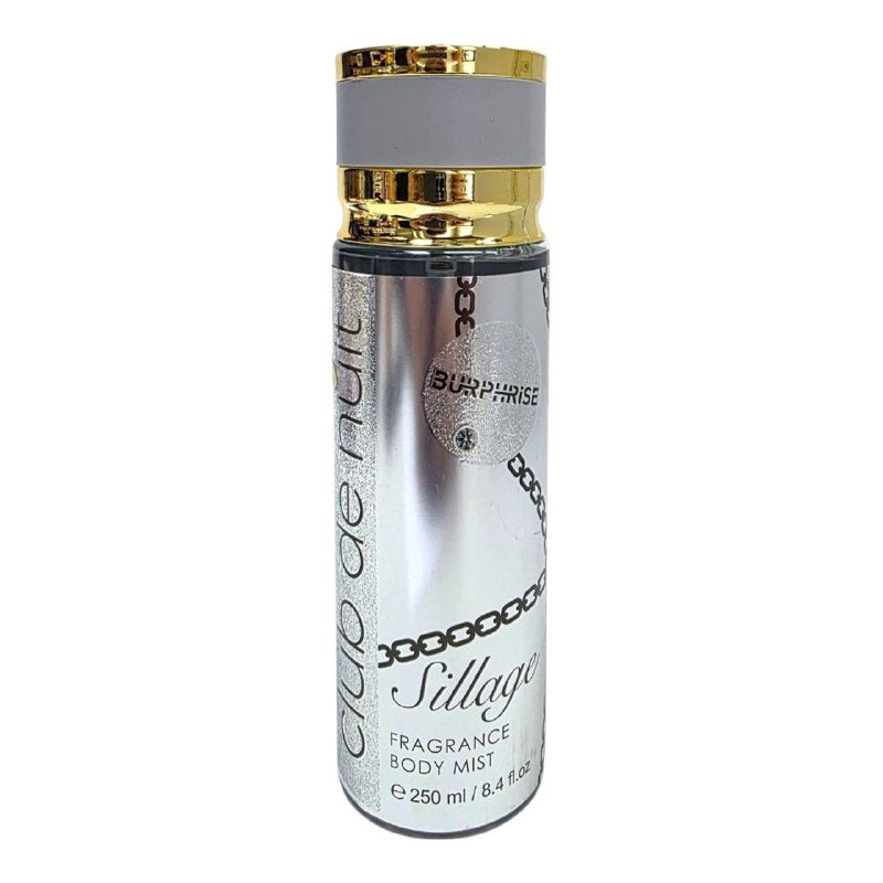 SPLASH BURPHRISE CLUB DE NUIT SILLAGE 250ML (H) (AROMA SIMILAR ARMAF CLUB DE NUIT SILLAGE)