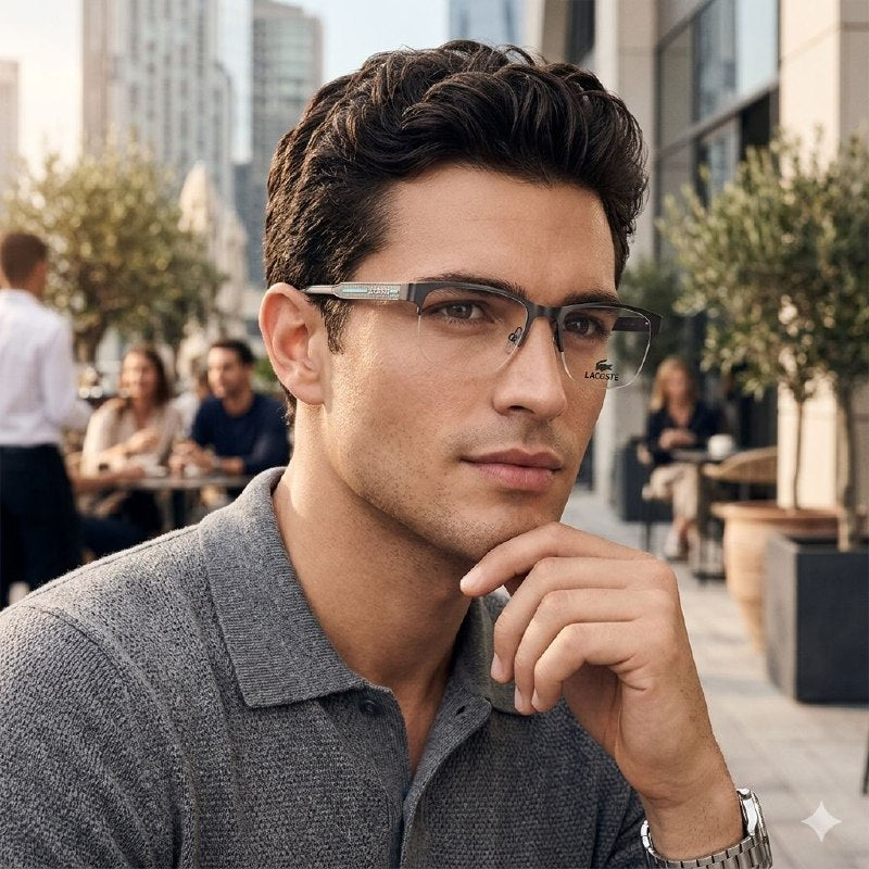 LENTES ORIGINALES PARA GRADUAR PARA CABALLERO LACOSTE