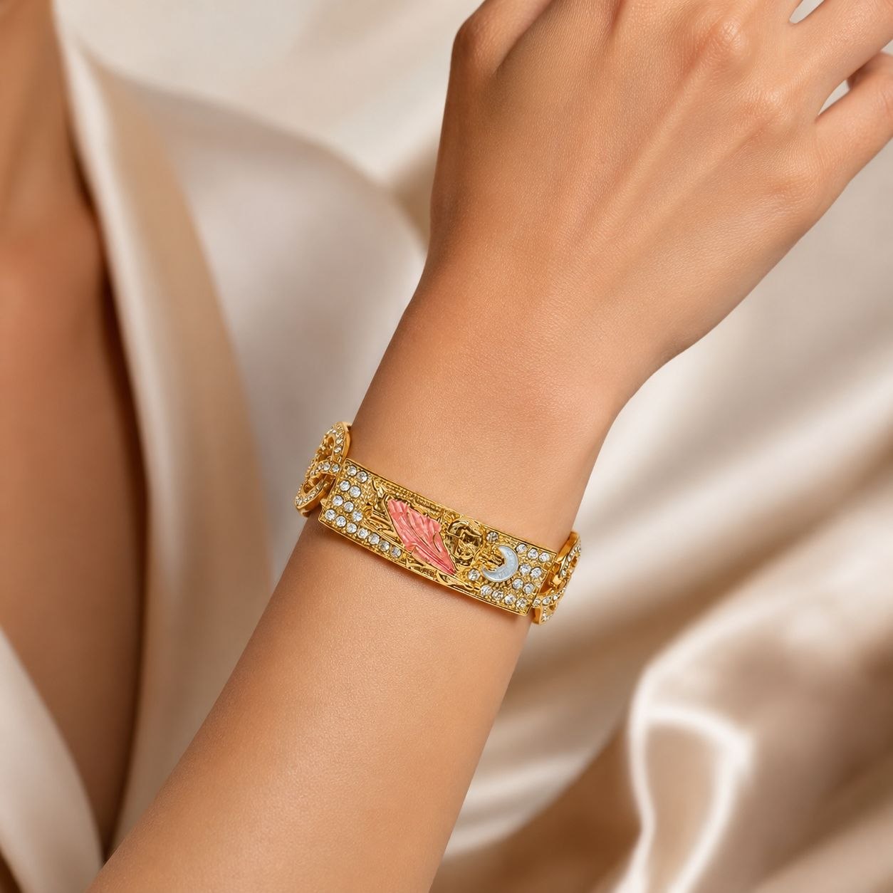 PULSERA DE ENCHAPE PARA DAMA
