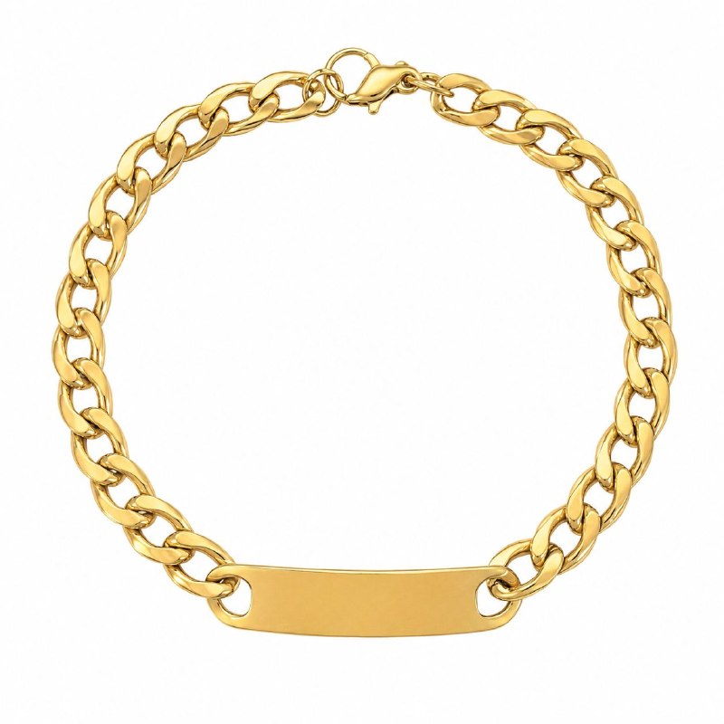 PULSERA DE ENCHAPE PARA CABALLERO 24CM