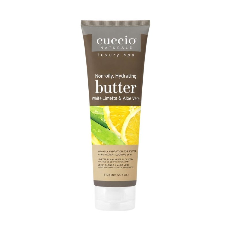 CREMA CORPORAL HIDRATANTE Y REFRESCANTE ESTILO SPA CON AROMA LIMA BLANCA Y ALOE VERA CUCCIO 113G