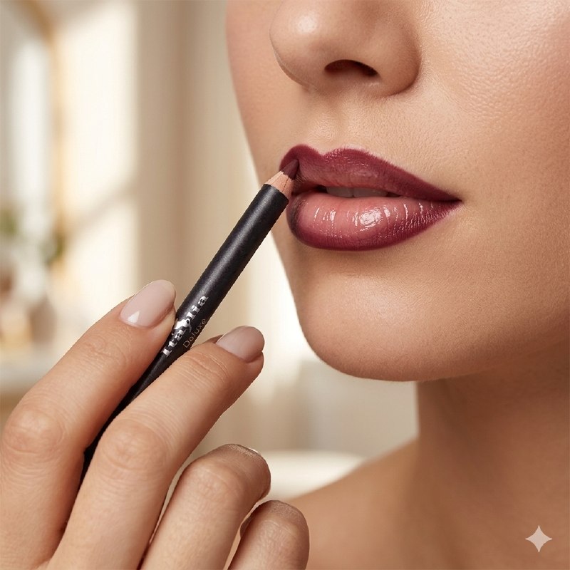 DELINEADOR LAPIZ DUO PARA LABIOS Y OJOS ULTRA FINO ITALIA DELUXE 1.5G