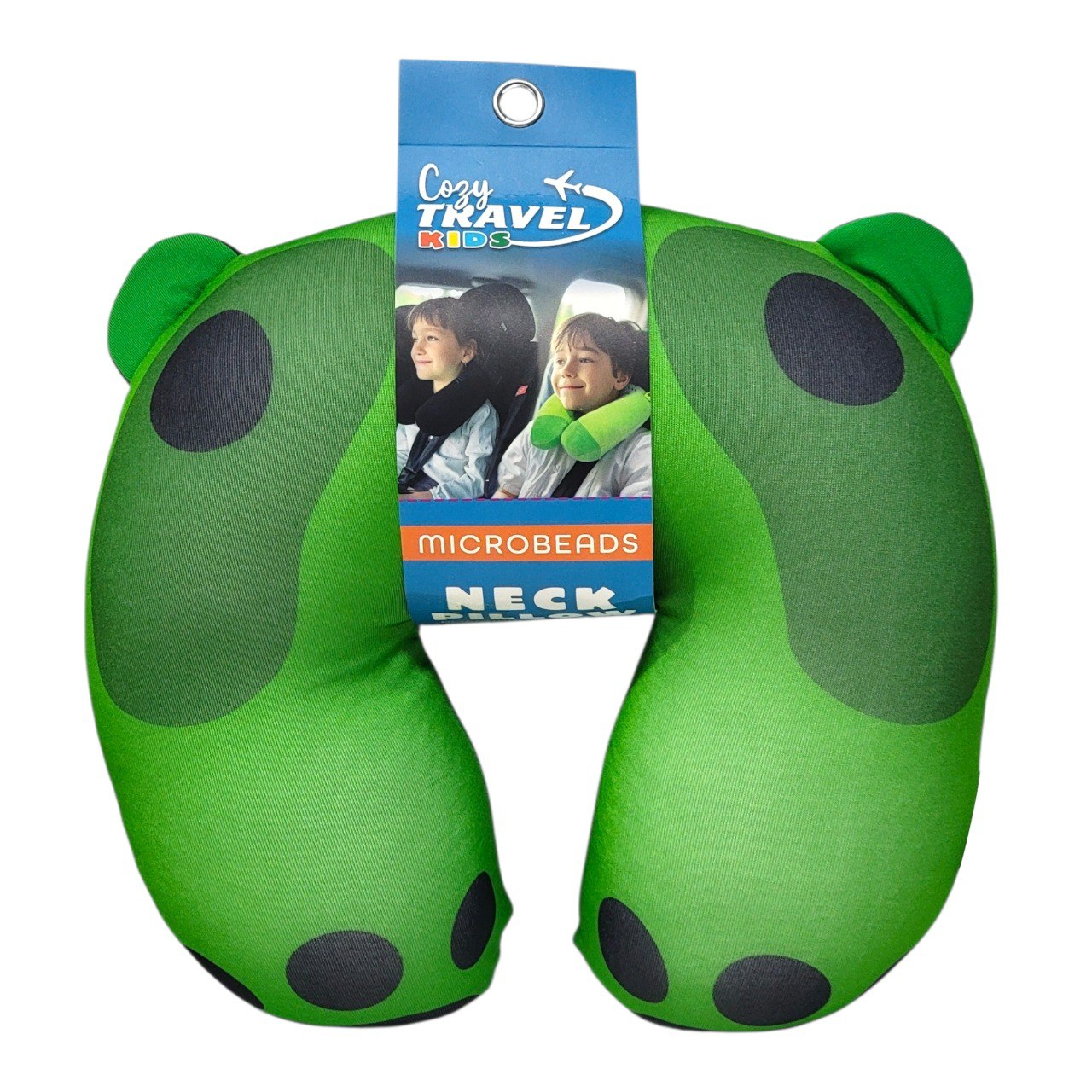 ALMOHADAS DE VIAJE RELLENAS DE MICROPERLAS COZY TRAVEL KIDS 25X27CM