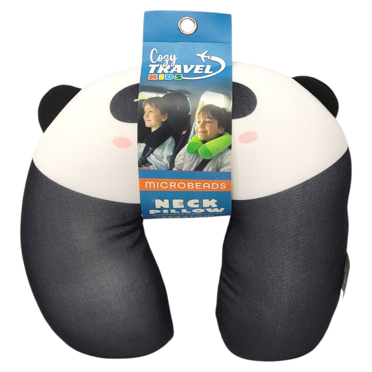 ALMOHADAS DE VIAJE RELLENAS DE MICROPERLAS COZY TRAVEL KIDS 25X27CM