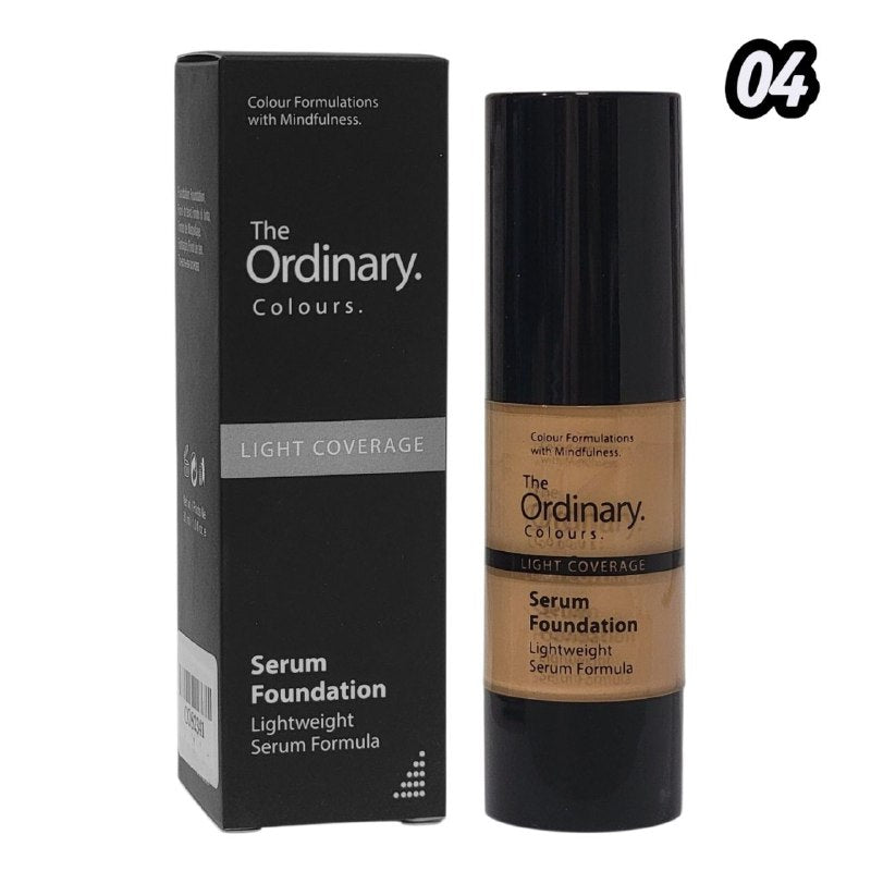 BASE DE MAQUILLAJE 2 EN 1 Y SUERO LIGERO CON PROTECCION SOLAR SPF 15 TONO 04 THE ORDINARY 30ML