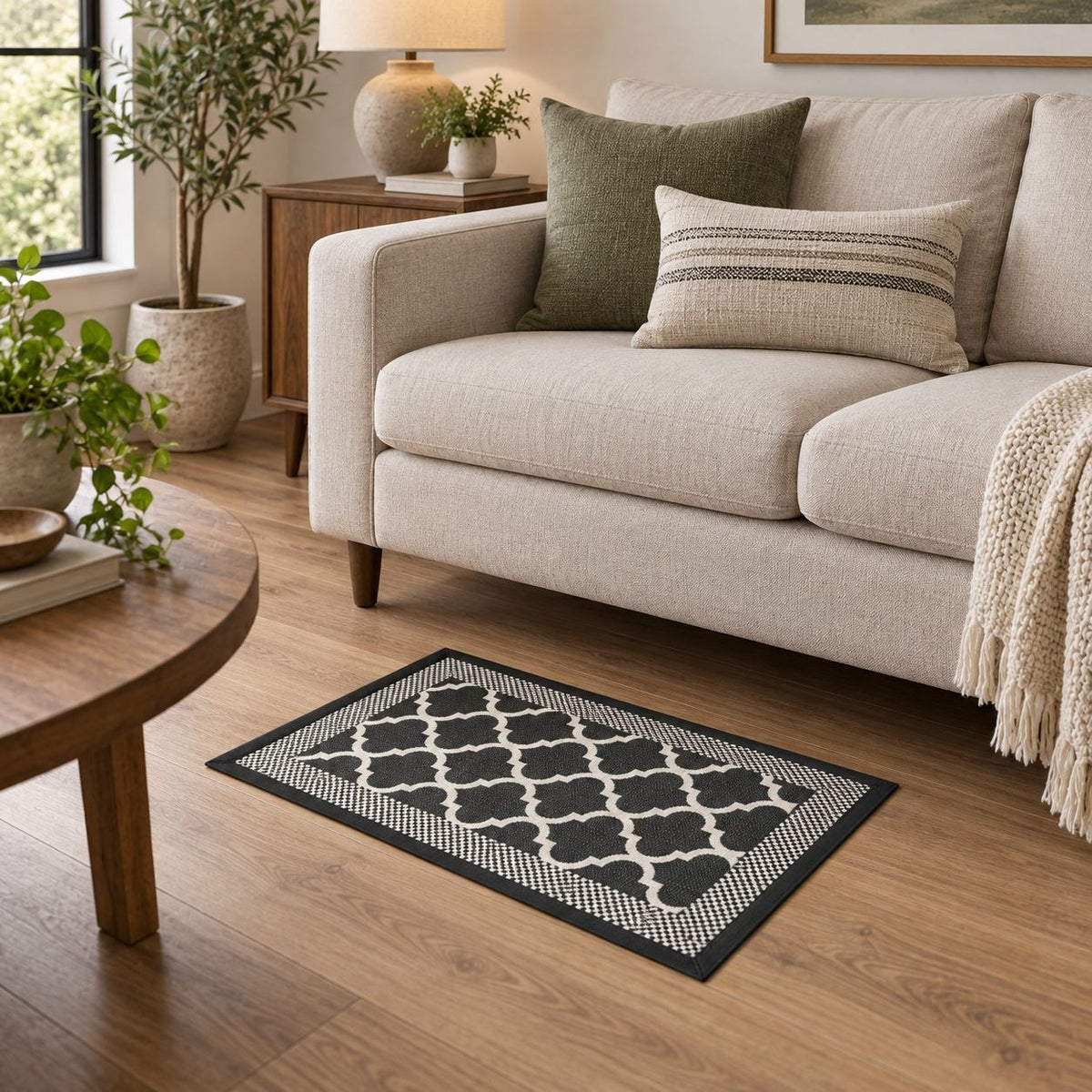 ALFOMBRA ANTIDESLIZANTE DECORATIVA BENELI HOME ONLYSUN 74X45CM