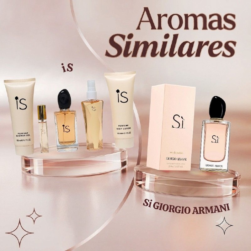 SET PERFUME ECONÓMICO ESTUCHE PARA DAMA iS