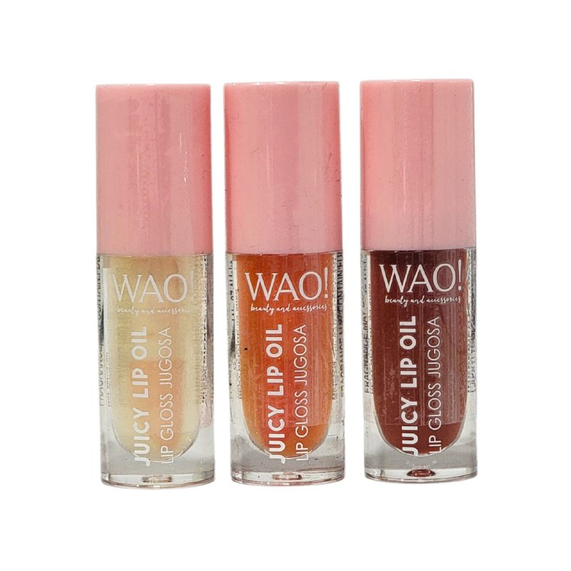 ACEITE LABIAL JUGOSO HIDRATANTE QUE CAMBIA DE COLOR WAO 4.2G (DUPE DE ITALIA DELUXE)