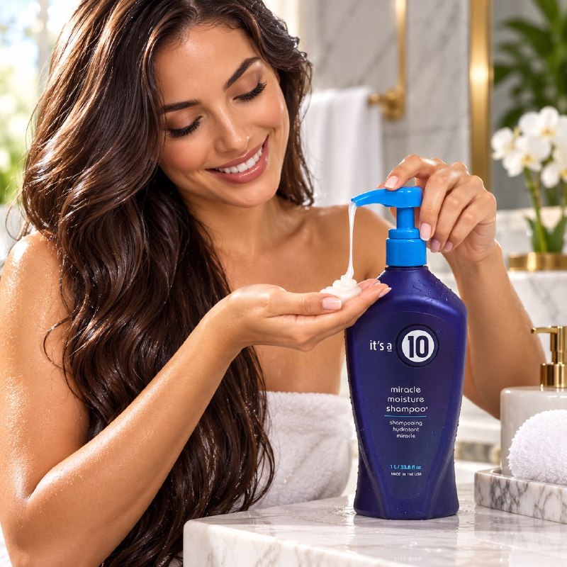 SHAMPOO HIDRATANTE Y NUTRITIVO DE USO DIARIO LIBRE DE SULFATOS IT'S A 10 1L