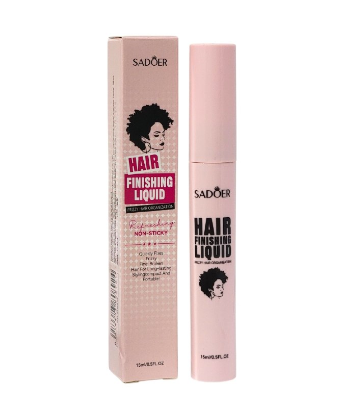 GEL LIQUIDO CON CEPILLO PARA EL CABELLO PARA CONTROL DEL FRIZZ DE LARGA DURACION SADOER 15ML