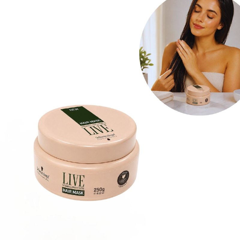 MASCARILLA CAPILAR NUTRICIÓN INTENSIVA Y ANTIOXIDANTE ECOSMETICS LIVE VITAMINA E 250G 1 UND