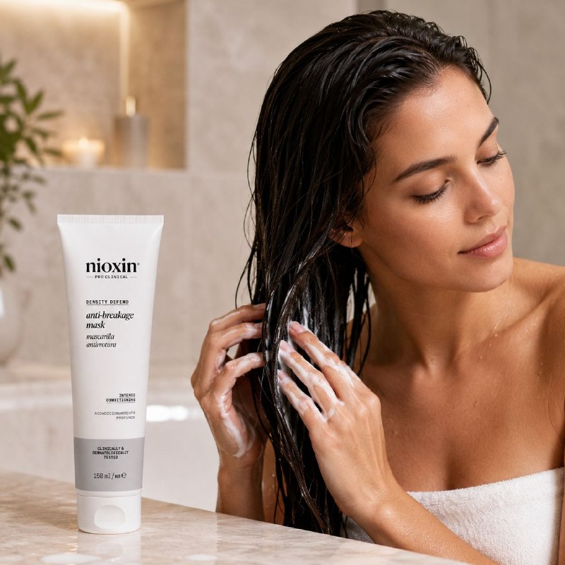 MASCARILLA CAPILAR FORTALECEDORA, ACONDICIONADORA ANTIRROTURA CON AMINOACIDOS DE KERATINA NIOXIN 150ML
