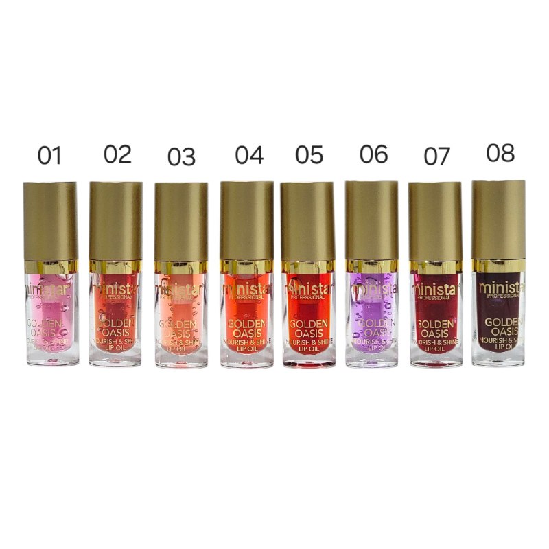 BRILLO LABIAL ACEITE HIDRATANTE NUTRITIVO MINISTAR 8ML (DUPE DE KIKO MILANO)