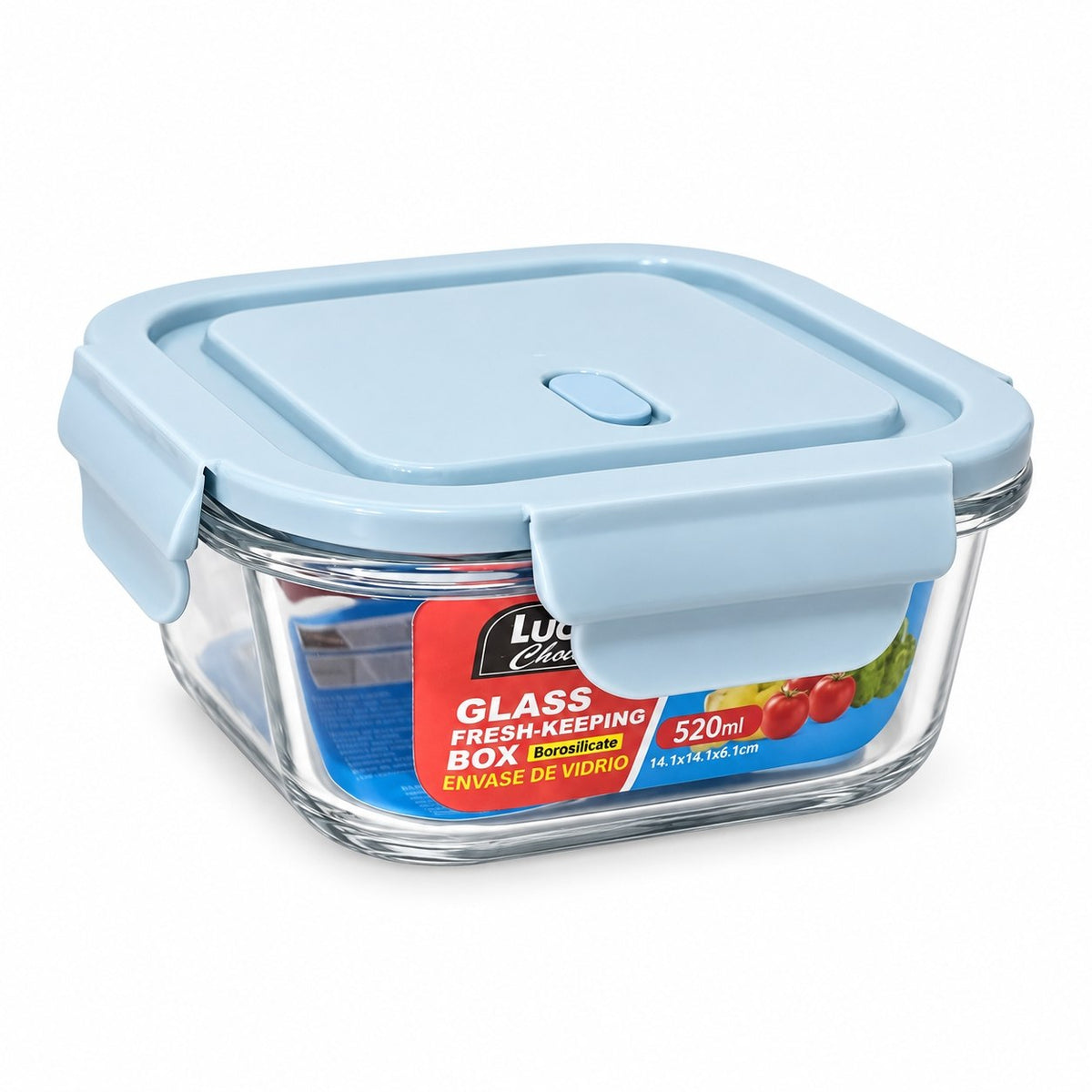 RECIPIENTE PANA PARA ALIMENTOS DE VIDRIO HERMETICO 1040ML