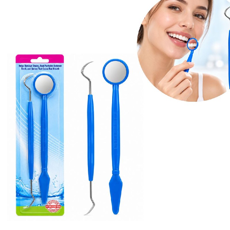 SET DE HERRAMIENTAS DE HIGIENE BUCAL DENTAL 2PCS