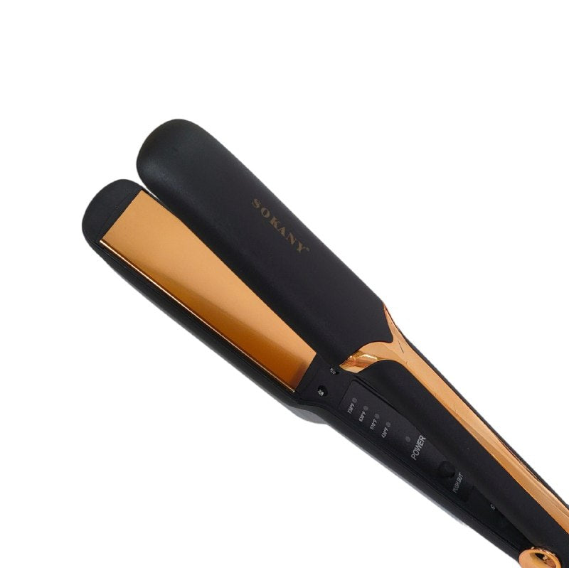 PLANCHA PARA EL CABELLO PROFESIONAL DE ALTA TEMPERATURA 180C MODELO SK-1907 SOKANY 30CM