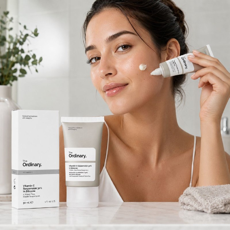 CREMA FACIAL ANTIOXIDANTE E ILUMINADORA CON VITAMINA C AL 30% EN SILICONA THE ORDINARY 30ML