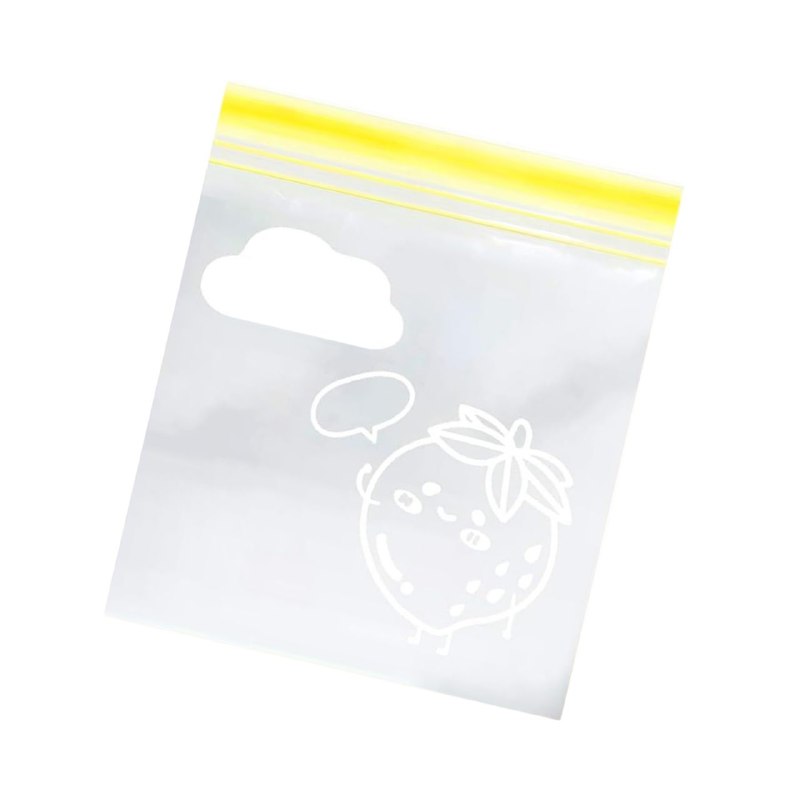 BOLSA ZIPLOC 30 BOLSAS  MEDIDA 14X16CM  PARA ALIMENTOS CON CIERRE HERMETICO, CON DISEÑOS DECORATIVOS Y ESPACIOS PARA ESCRIBIR D ZIPPER BAGS DOUBLE LOCK 14X16CM, 30UND
