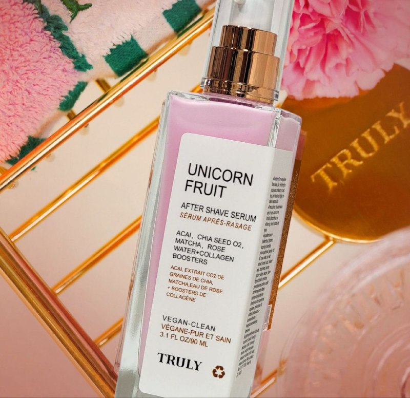 SUERO CORPORAL LIGERO AROMATICO, PARA DESPUES DE AFEITAR, RAPIDA ABSORCION, COMBATE LOS PELOS ENCARNADOS, CALMA EL ENROJECIMIENTO TRULY UNICORN FRUIT 90ML