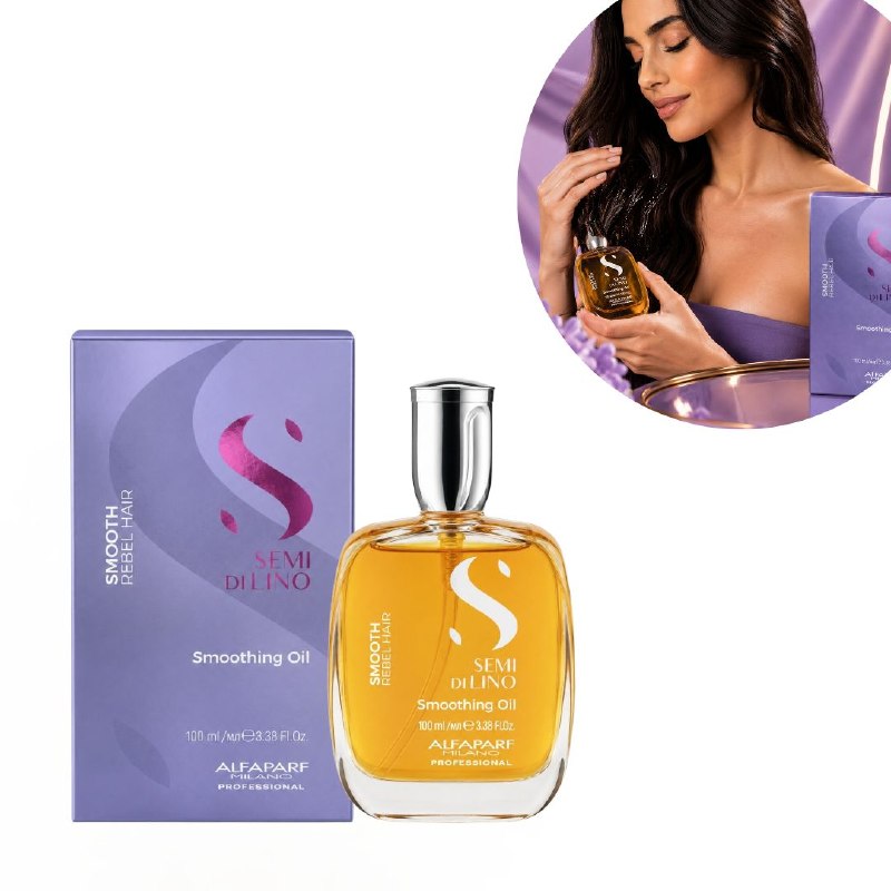 ACEITE CAPILAR ALISADOR ANTIQUIEBRE Y ANTIFRIZZ CON ACEITE DE LINAZA ALFAPARF 100ML