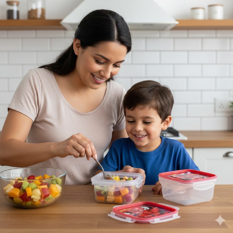 RECIPIENTE PANA PARA ALIMENTOS INFANTIL CON DISEÑO DE SPIDERMAN 9X16X16CM