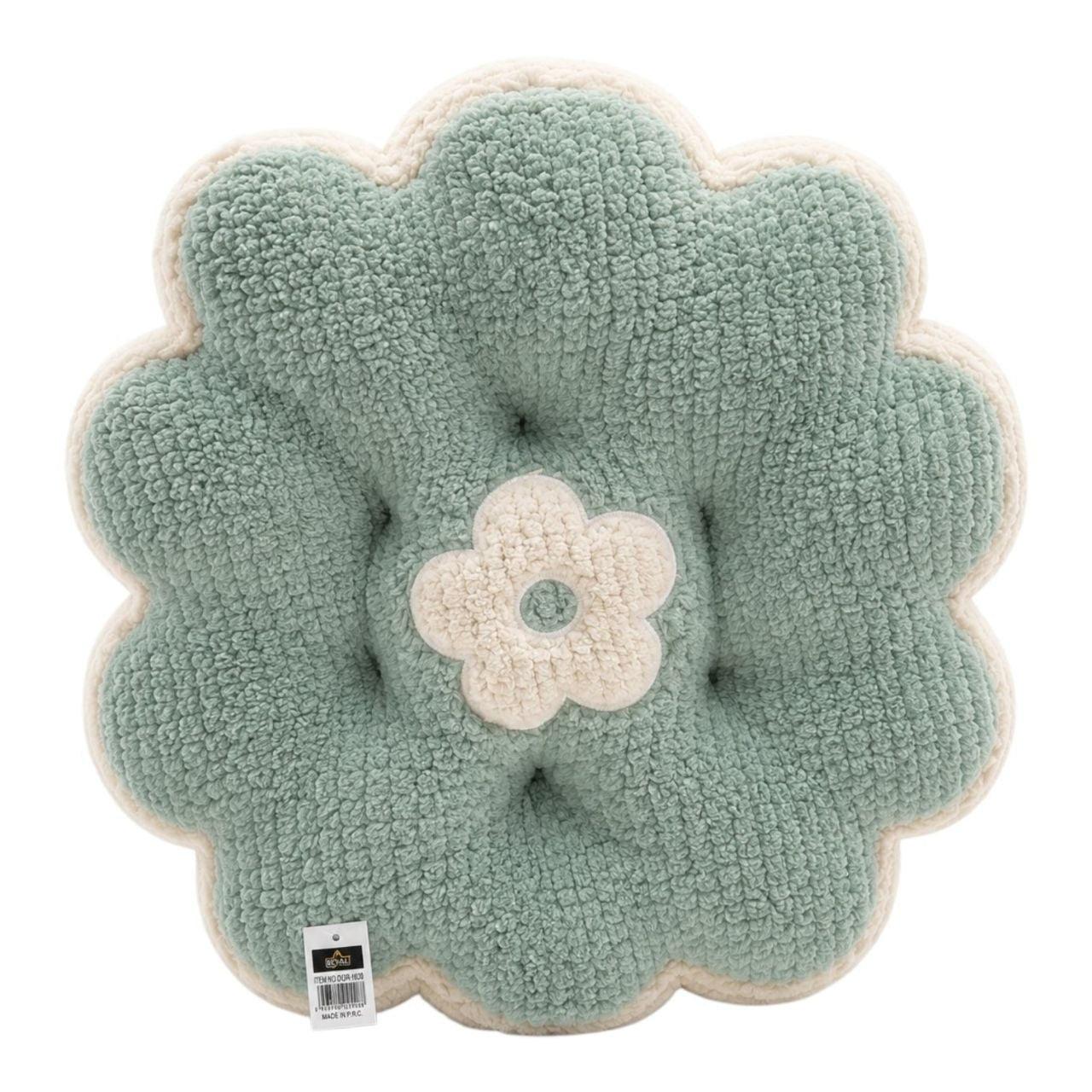 COJÍN EN FORMA DE FLOR PREMIUM ASIENTO DE PANA SUAVE Y DISEÑO ERGONÓMICO BICOLOR 42x46.3 CM