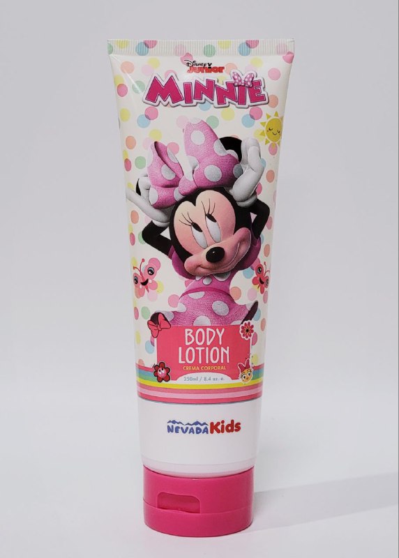 CREMA CORPORAL PARA NIÑAS, DEJA LA PIEL SUAVE, HIDRATADA Y NUTRIDA, IDEAL PARA USO DIARIO, PREVIENE LA SEQUEDAD AROMA AGRADABLE NEVADA KIDS 250ML