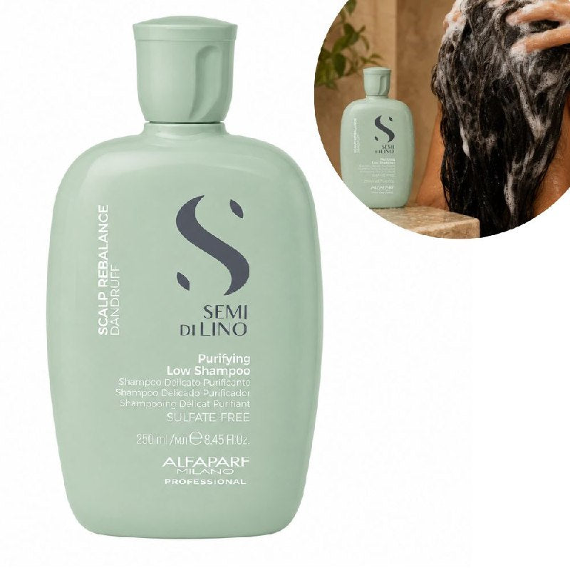 SHAMPOO PURIFICANTE Y REEQUILIBRANTE ANTICASPA SIN SULFATOS ALFAPARF 250ML