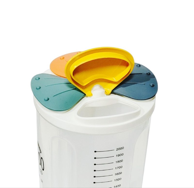 RECIPIENTE DE ALMACENAMIENTO PARA ALIMENTOS HERMETICO MULTIDIVISION 2500ML