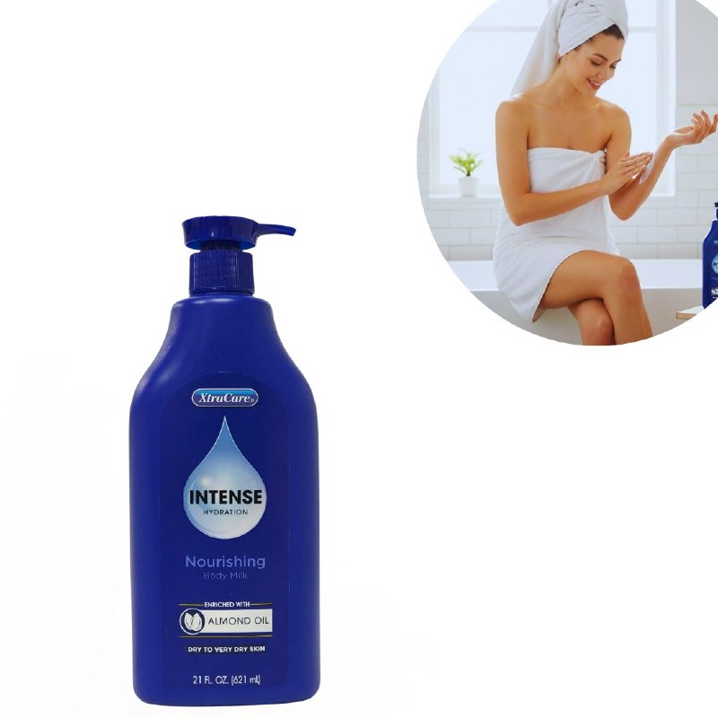 CREMA CORPORAL NURITIVAL, CALMANTE Y DE HIDRATACION PROFUNDA DE ACEITE DE ALMENDRAS XTRACARE 621CM (DUPE DE NIVEA)