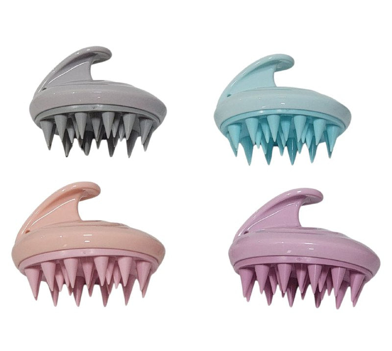 CEPILLO DE SILICONA PARA EL LAVADO DEL CABELLO, FUNCION DE MASAJE PARA EL CUERO CABELLUDO, EXFOLIANTE DEL CABELLO, ELIMINA CASPA Y ESTIMULA EL CRECIMIENTO DEL CABELLO RUBY FACE