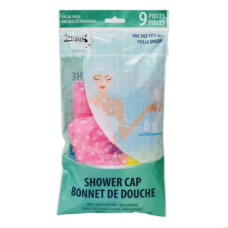 GORRO DE DUCHA IMPERMEABLES PROTECCIÓN PARA EL CABELLO AJUSTE CÓMODO Y ELEGANTE