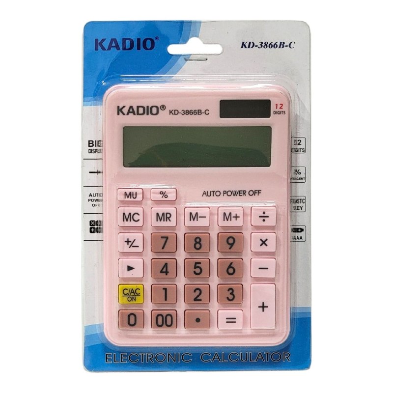 CALCULADORA ELECTRONICA PORTATIL KADIO