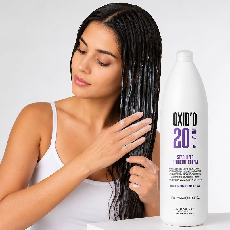 CREMA PARA EL CABELLO DE PEROXIDO AL 6% PARA TINTE Y DECOLORACION ALFAPARF 1000ML