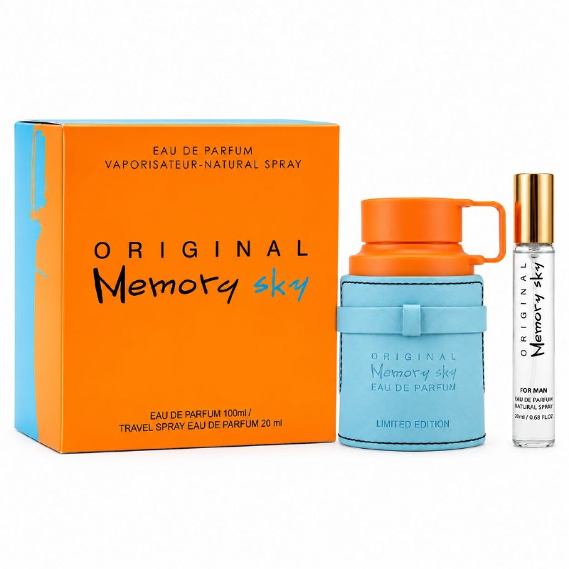 SET MYSTICAL MEMORY SKY EDP 100ML, EDP 20ML (H) (AROMA SIMILAR ARMAF ODYSSEY MANDARIN SKY)