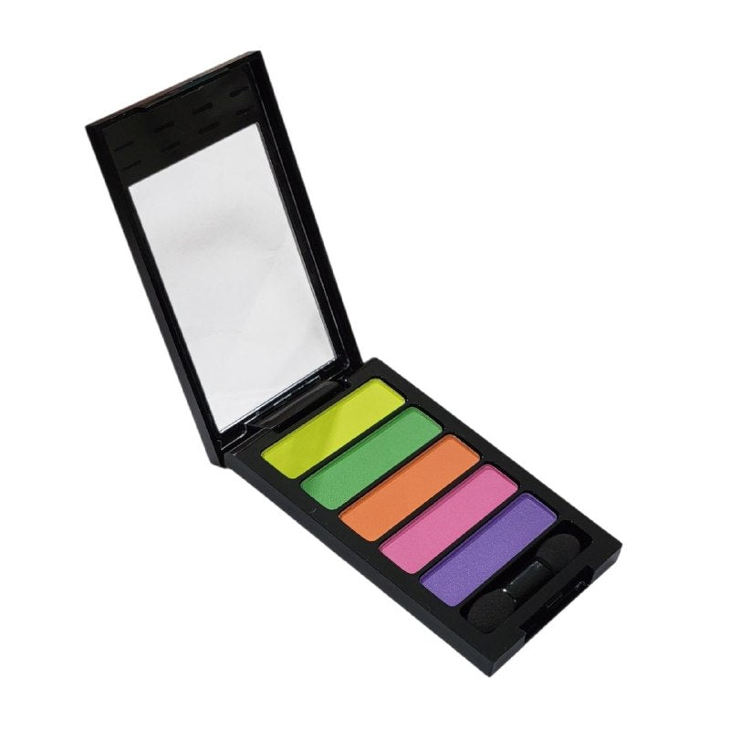 SOMBRA DE OJOS EN PALETA COLOR NEON VIBRANTES CON ACEITE DE COCO BYS COSMETICS 5G