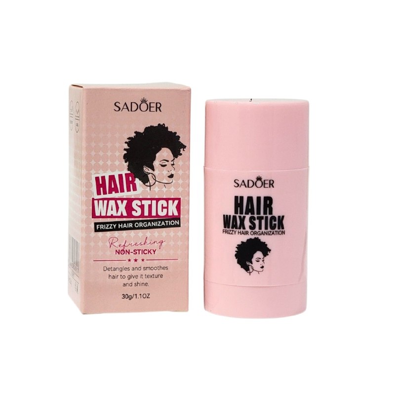 CERA PARA EL CABELLO EN BARRA QUE CONTROLA EL FRIZZ Y DEJA EL PEINADO IMPECABLE SADOER 30G