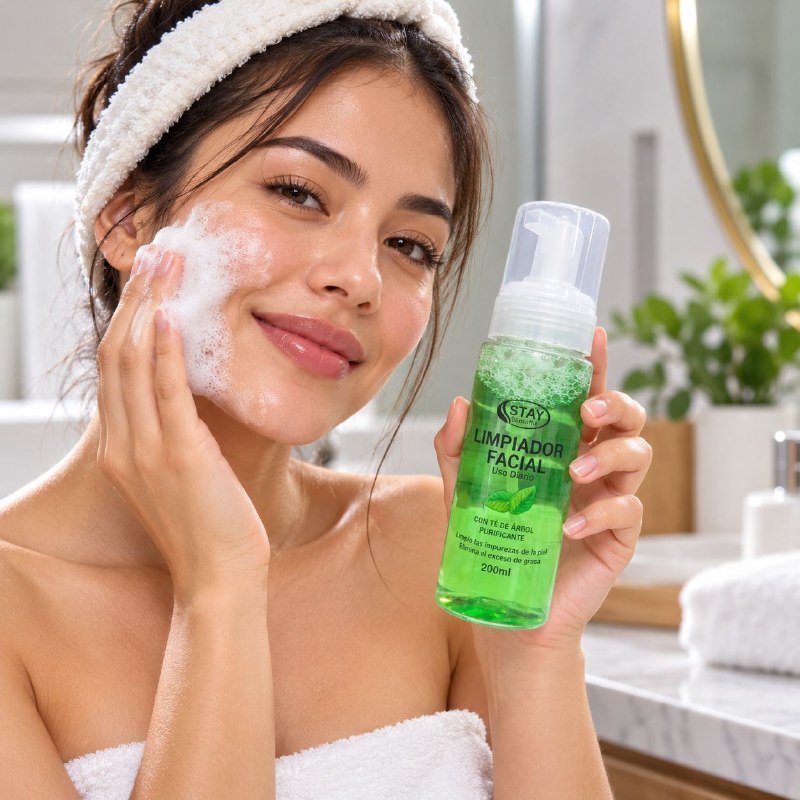 LIMPIADOR FACIAL EN SPRAY PURIFICANTE DE TE DE ARBOL STAY BEAUTIFUL 200ML