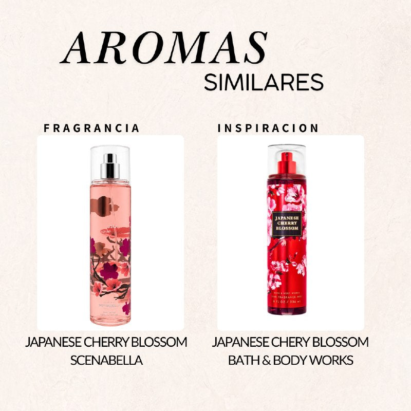 SPLASH SCENABELLA JAPANESE CHERRY BLOSSOM 236ML (M) (AROMA SIMILAR BATH & BODY WORKS SPLASH JAPANESE CHERRY BLOSSON)