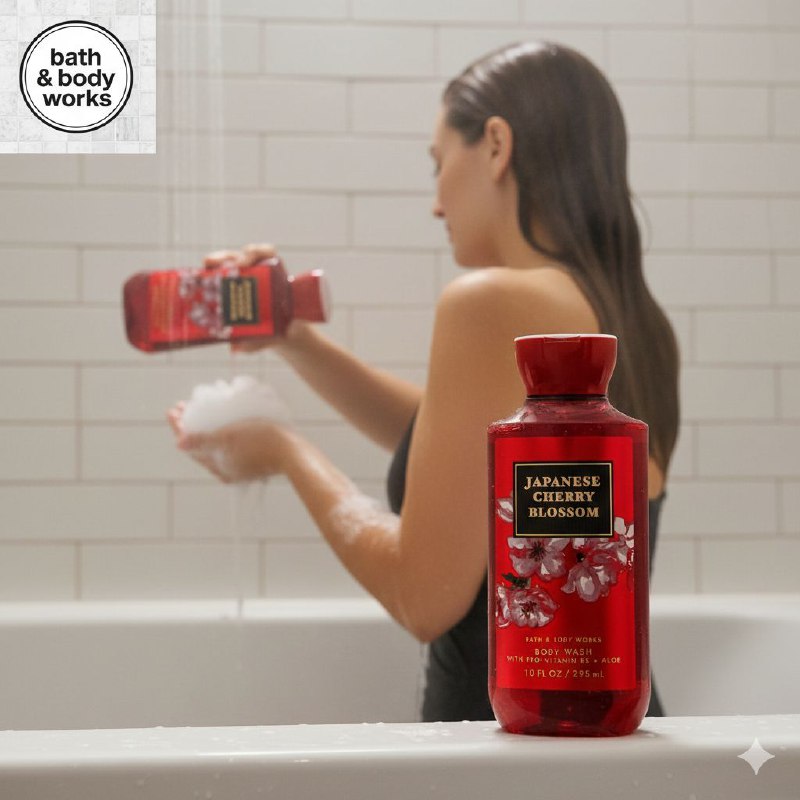 BATH & BODY WORKS GEL DE DUCHA JAPANESE CHERRY BLOSSOM 295ML